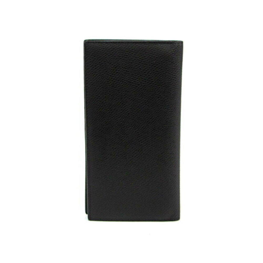 Celine Wallet Leather Compartment Vertical Black